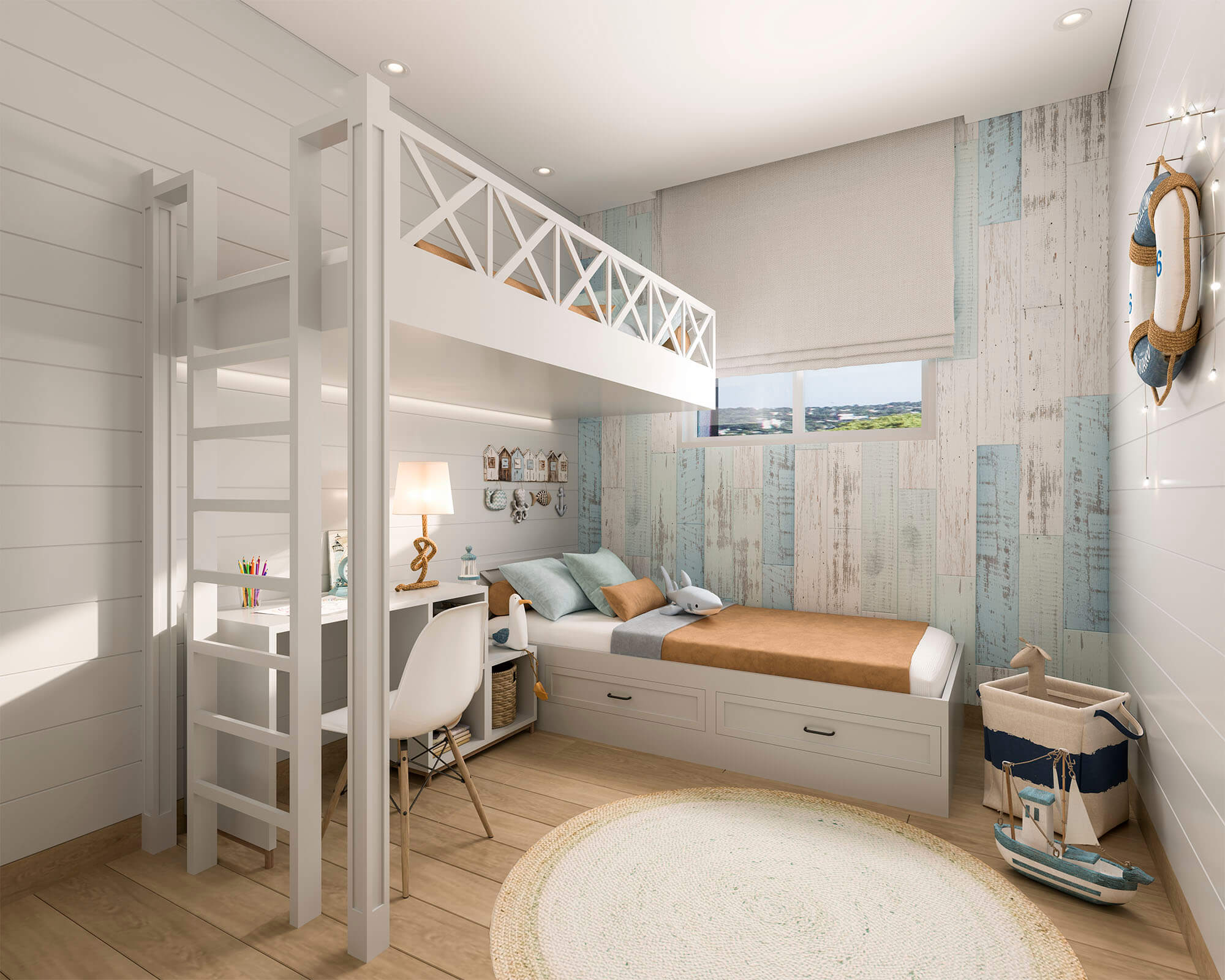 Prix - Ed. Brisas da Lagoa - Apartamento Tipo Ponta - Quarto Solteiro