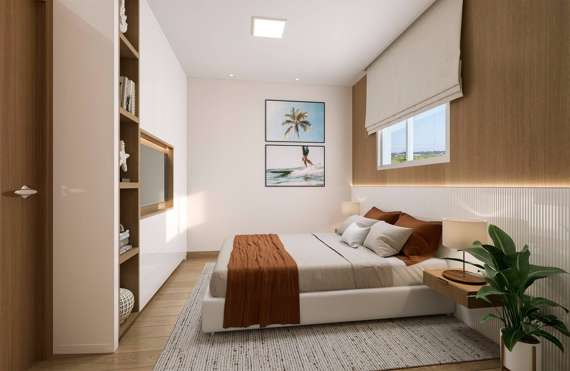 Prix - Ed. Brisas da Lagoa - Apartamento Tipo Ponta - Suíte Casal