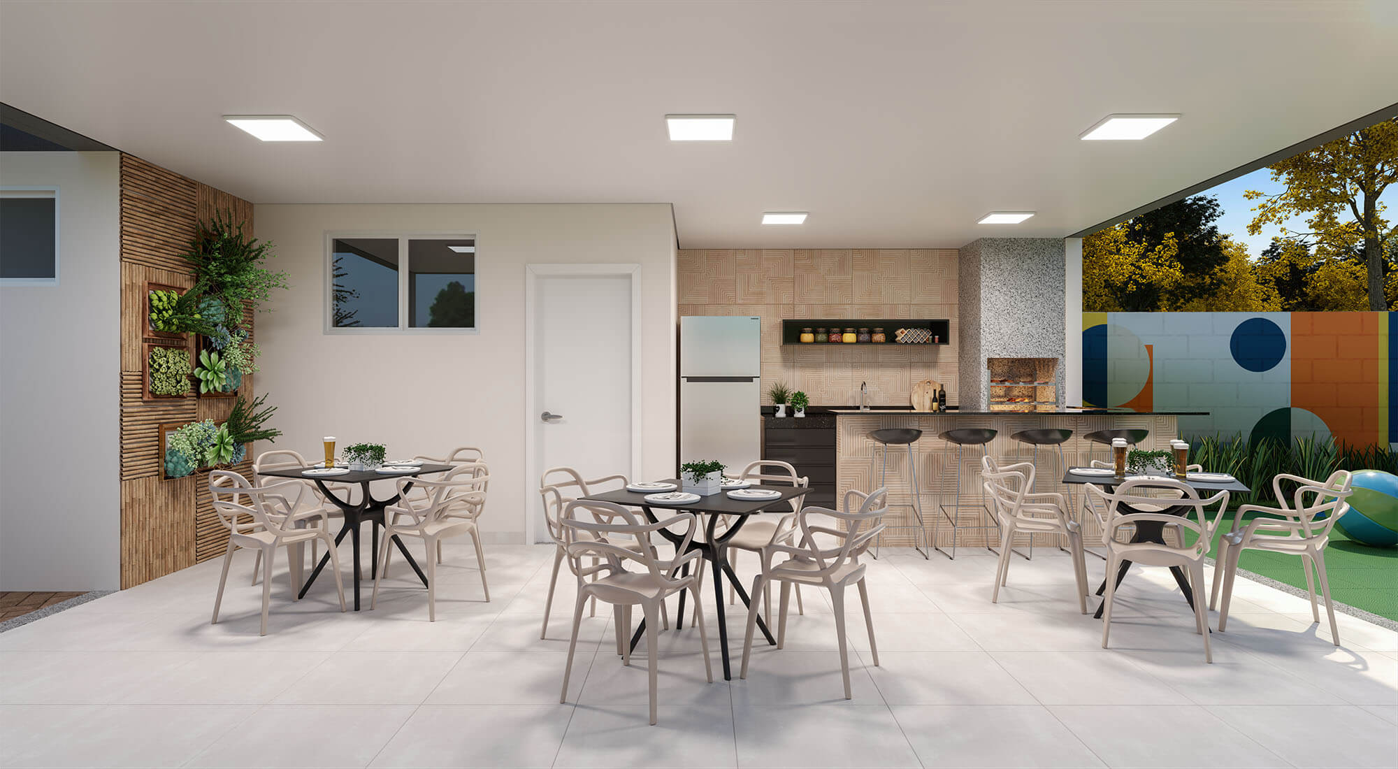 Prix - Ed. Brisas da Lagoa - Áreas Comuns - Churrasqueira